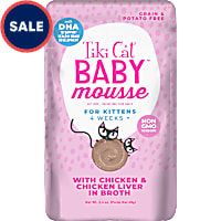 Tiki Cat Velvet Mousse Kitten Chicken Liver Wet Food