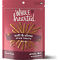 WholeHearted Grain Free Soft and Chewy Bacon Recipe Dog Stick Treats