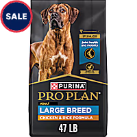 Purina Pro Plan High Protein Digestive Health Chicken and Rice Formula Large Breed Dry Dog Food