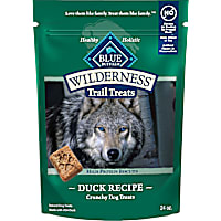 Blue Buffalo Wilderness Trail Treats High Protein Grain Free Duck Recipe Dog Biscuits Crunchy Dog Treats
