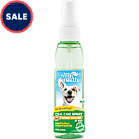 TropiClean Fresh Breath Peanut Butter Oral Care Spray for Dogs