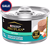 Purina Pro Plan Grain Free Ocean Whitefish & Salmon Formula Wet Kitten Food Pate