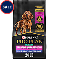 Purina Pro Plan Sensitive Skin and Stomach Formula, Lamb and Oat Meal Dry Puppy Food