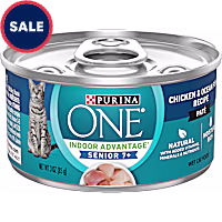 Purina ONE Natural Grain Free Vibrant Maturity 7+ Chicken & Ocean Whitefish Recipe Senior Pate Wet Cat Food