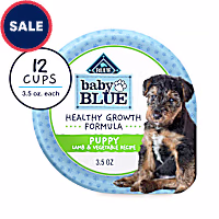 Blue Buffalo Baby Blue Healthy Growth Formula Lamb and Vegetable Recipe Natural Puppy Wet Food Cup