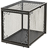 Richell Antique Bronze Metal Mesh Pet Crate