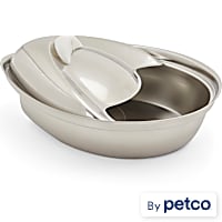 EveryYay Get Fresh Cascading Stainless Steel Deluxe Pet Fountain