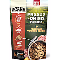 ACANA Topper Free-Run Turkey Recipe Morsels Grain-Free High Protein Freeze Dried Dog Food