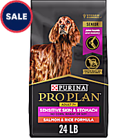 Purina Pro Plan Sensitive Skin & Stomach Formula Senior Adult 7+ Salmon & Rice Dry Dog Food