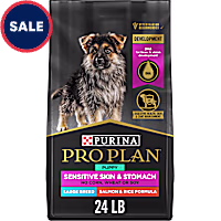 Purina Pro Plan Sensitive Skin & Stomach, Salmon & Rice Formula Large Breed Dry Puppy Food