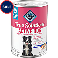 Blue Buffalo True Solutions Chicken, Top Form Active Adult Wet Dog Food