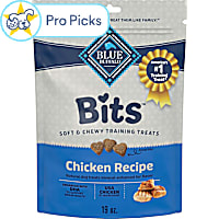 Blue Buffalo Bits Made with Natural Ingredients & Enhanced with DHA Soft Dog Treats