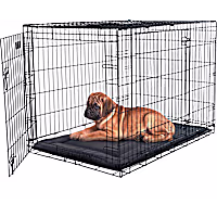 Pet Adobe Navy Waterproof Dog Crate Mat
