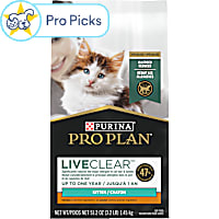 Purina Pro Plan LiveClear Allergen Reducer Chicken and Rice Formula Dry Cat Food for Kittens Cat