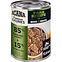 ACANA Pork Recipe Premium Chunks in Bone Broth Grain-free Wet Dog Food