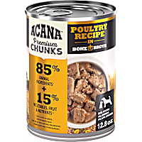 ACANA Poultry Recipe Premium Chunks in Bone Broth Grain-free Wet Dog Food