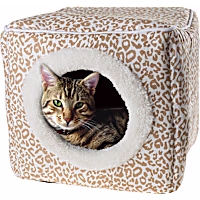 Pet Adobe Enclosed Cave Cat Bed