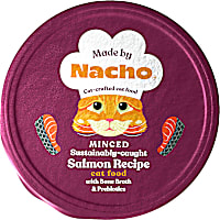 Made by Nacho Cage-Free Minced Salmon Recipe with Bone Broth Wet Cat Food