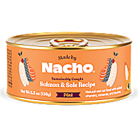 Made by Nacho Sustainably Caught Salmon & Sole Pate Recipe with Bone Broth Wet Cat Food