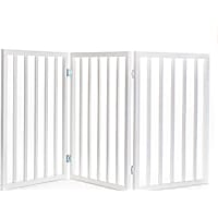 Primetime Petz Perfect Pup Freestanding White Pet Gate