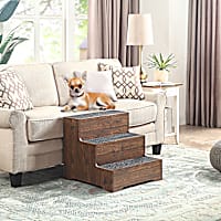 UniPaws Rustic Stairs for Small Dogs and Cats