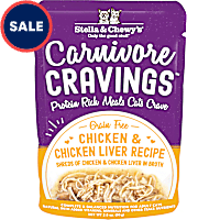Stella & Chewy's Carnivore Cravings Protein Rich Meal or Topper Chicken & Chicken Liver Recipe Wet Cat Food
