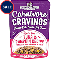 Stella & Chewy's Carnivore Cravings Protein Rich Meal or Topper Tuna & Pumpkin Recipe Wet Cat Food