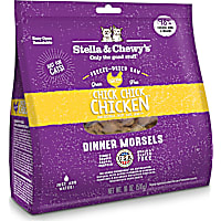 Stella & Chewy's Freeze-Dried Raw Dinner Morsels Protein Rich Chick Chick Chicken Recipe Dry Cat Food