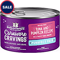 Stella & Chewy's Carnivore Cravings Purrfect Pate Tuna & Pumpkin Recipe Wet Cat Food