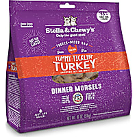 Stella & Chewy's Freeze-Dried Raw Dinner Morsels Protein Rich Tummy Ticklin' Turkey Recipe Dry Cat Food
