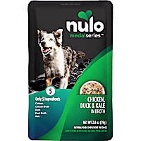 Nulo MedalSeries Chicken, Duck & Kale in Broth Wet Dog Food Toppers