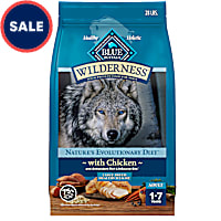Blue Buffalo Wilderness Natural High-Protein Healthy Weight Chicken Recipe Dry Food for Large Breed Adult Dogs