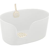 Richell White High Wall X Large Cat Litter Box