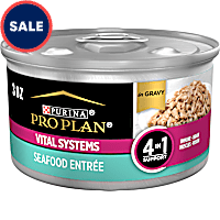 Purina Pro Plan Specialized Vital Systems Seafood Entree in Gravy 4-in-1 Support Wet Cat Food