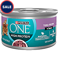 Purina ONE Natural, High Protein Cat Food, Tuna Recipe in Sauce