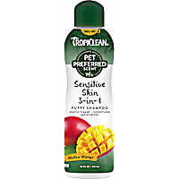 TropiClean Pet Preferred Mellow Mango Sensitive Puppy Shampoo for Dogs & Cats