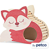EveryYay Fox Wooden Hideawy for Small Animals