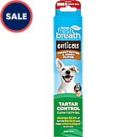 TropiClean Fresh Breath Enticers Peanut Butter & Honey Teeth Gel for Dogs