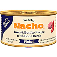 Made by Nacho Chef's Selects High Protein, Grain-Free Flaked Tuna & Bonito All Life Stages Wet Cat Food