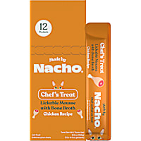 Made by Nacho Chef's Treat All Life Stages Cat Lickable Mousse with Bone Broth Chicken Recipe