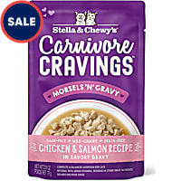 Stella & Chewy's Carnivore Cravings Morsels'N'Gravy Chicken & Salmon Recipe Cat Food