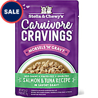 Stella & Chewy's Carnivore Cravings Morsels'N'Gravy Salmon & Tuna Recipe Cat Food