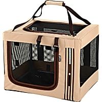 Richell Foldable Travel 3-Way Pet Crate