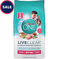 Purina ONE LiveClear Allergen-Reducing Dry Kitten Food Formula with Real Chicken As the Number One Ingredient