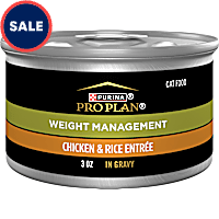 Purina Pro Plan Adult Weight Management Chicken and Rice Entree in Gravy High Protein Wet Cat Food