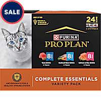 Purina Pro Plan Complete Essentials Seafood Favorites High Protein Wet Cat Food Variety Pack