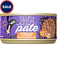 Tiki Cat After Dark Venison & Beef Liver Recipe Soft Pate Wet Cat Food