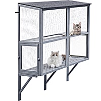 UniPaws Cat Catio Window Perch House for Multiple Indoor Cats