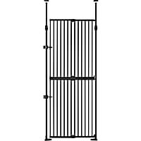 UniPaws 75" H Extra Tall Pet Gate with Doors Locks
