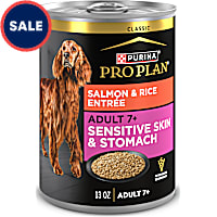 Purina Pro Plan Senior Sensitive Stomach and Skin with Salmon and Rice Entree Wet Dog Food